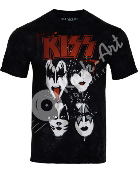 Футболка KISS - Faces