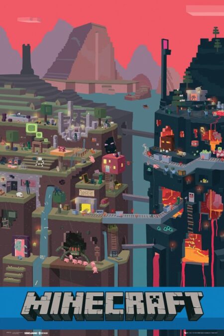 Постер Minecraft - World 61х91.5 см