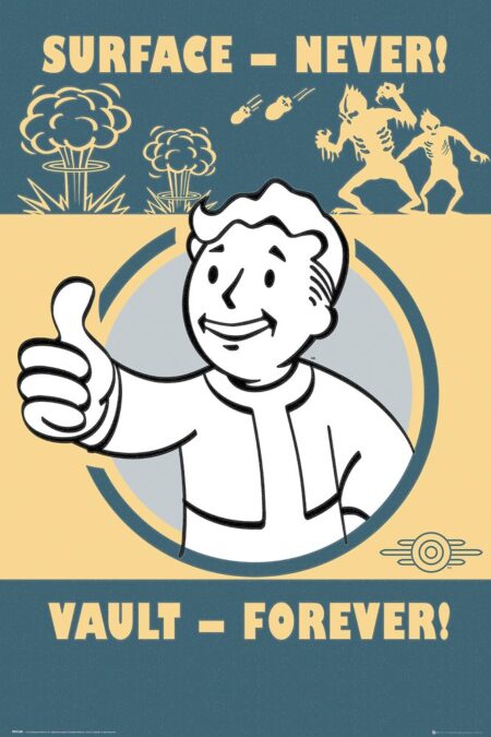 Постер Fallout 4 - Vault Forever 61х91.5 см