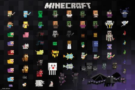 Постер Minecraft - Pixel Sprites 61х91.5 см