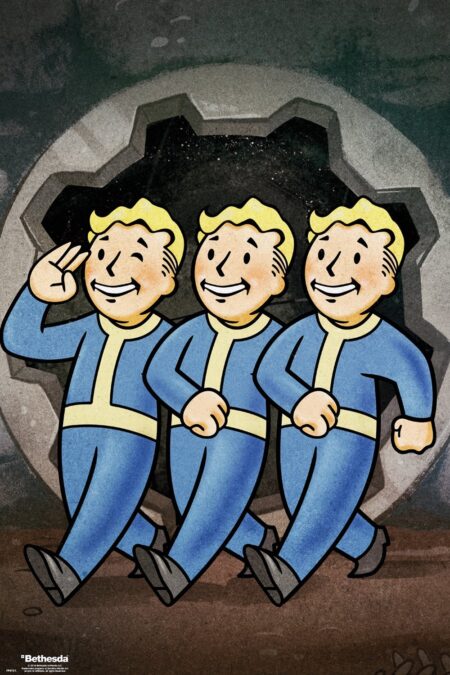 Постер Fallout 76 - Vault Boy 61х91.5 см