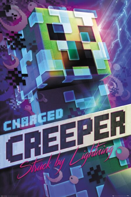 Постер Minecraft - Charged Creeper 61х91.5 см