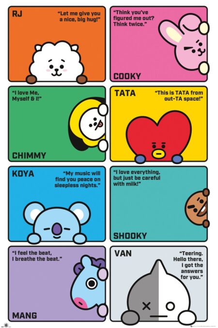 Постер BT21 - Compilation 61х91.5 см