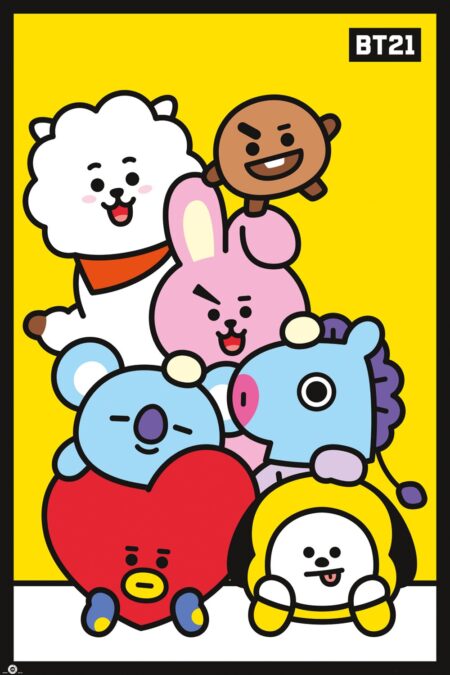 Постер BT21 - Pileup Yellow 61х91.5 см