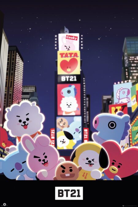 Постер BT21 - Times Square 61х91.5 см