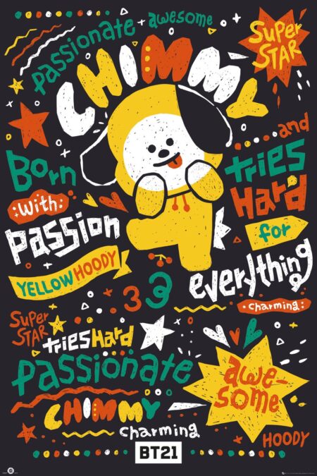Постер BT21 - Chimmy 61х91.5 см