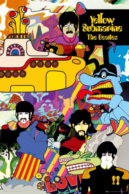 Постер The Beatles - Yellow Submarine 61х91.5 см