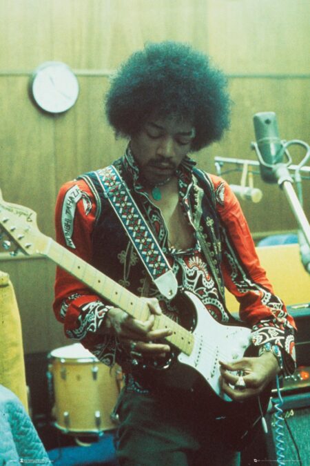 Постер Jimi Hendrix - Studio 61х91.5 см