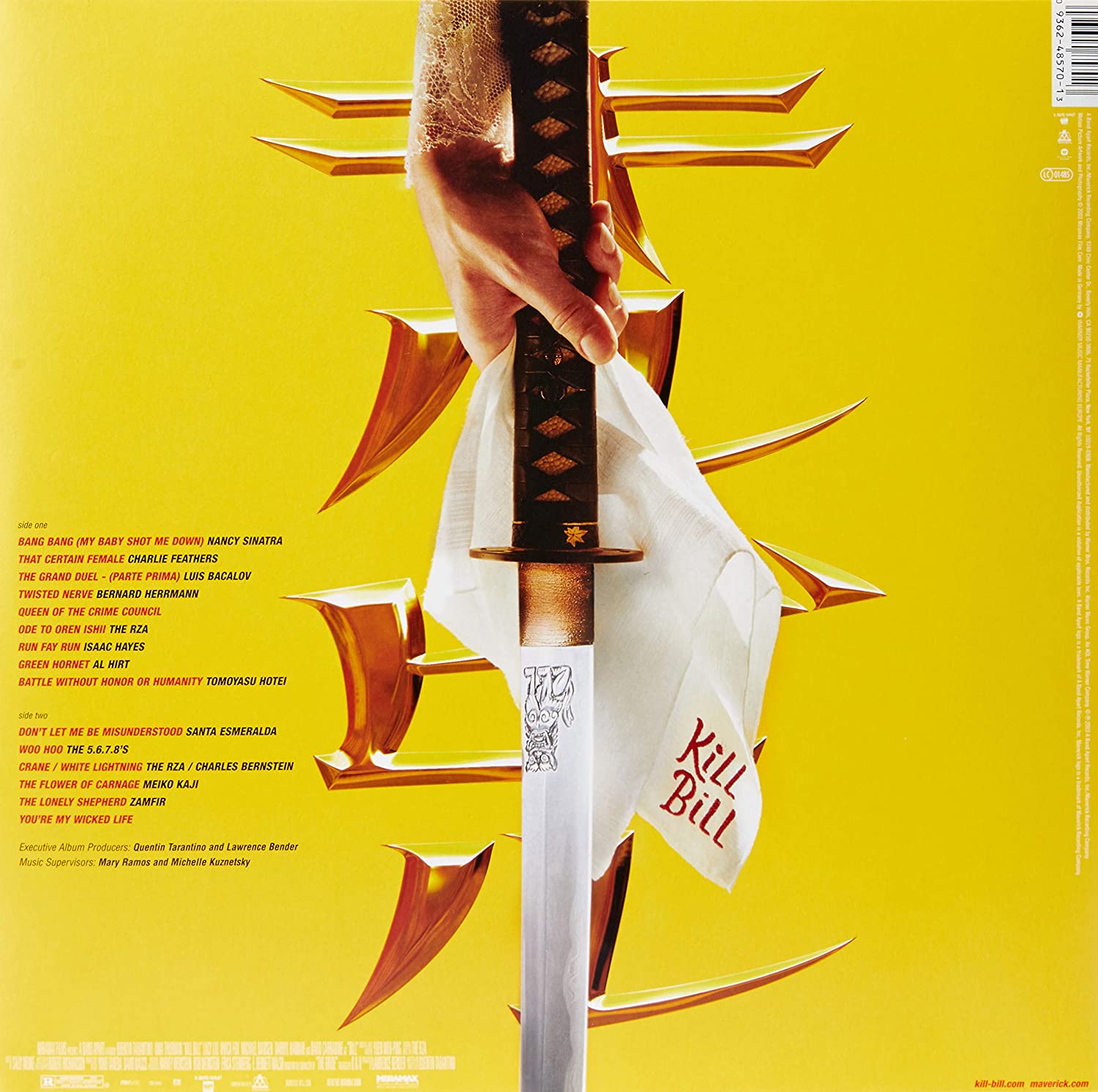 Various. Kill Bill Vol. 1 - Original Soundtrack (LP) — изображение 2