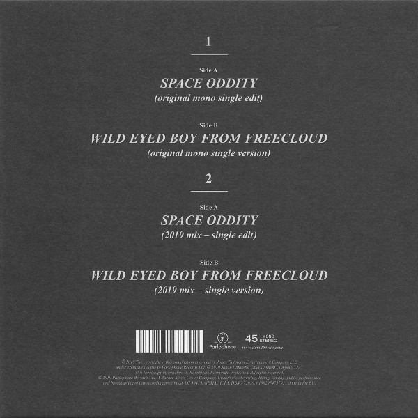 David Bowie. Space Oddity (2x7") (50th Anniversary) — изображение 2