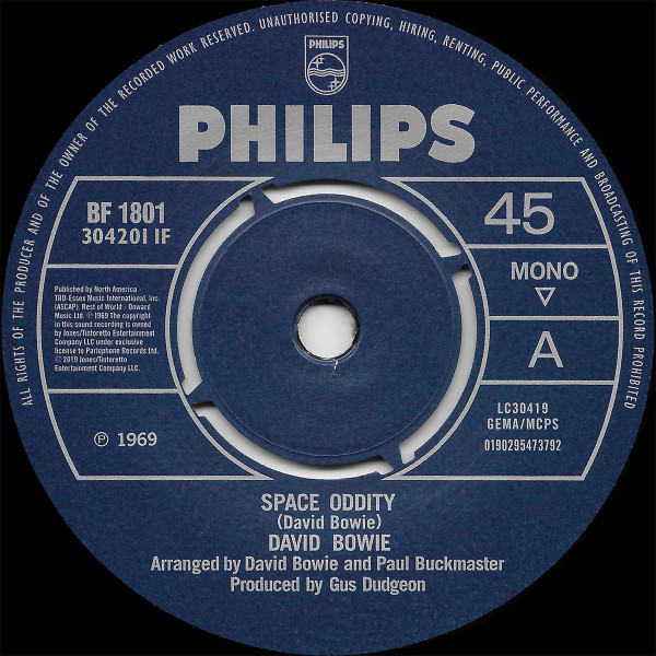 David Bowie. Space Oddity (2x7") (50th Anniversary) — изображение 3