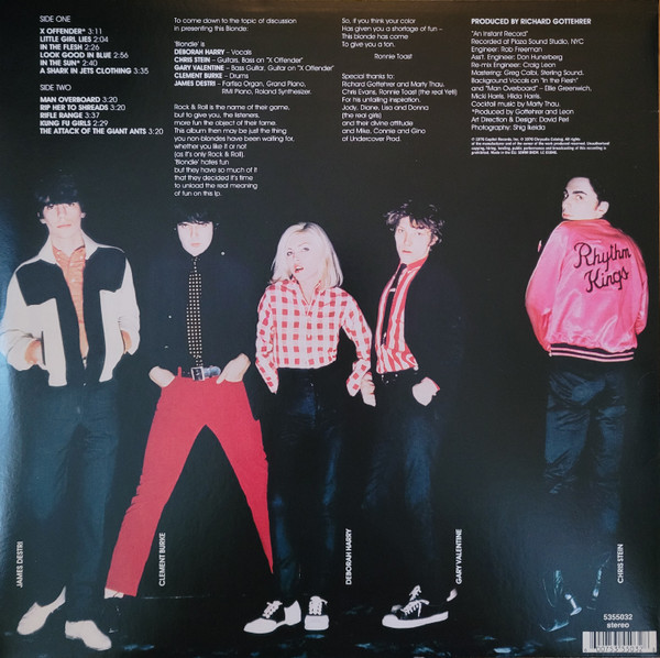 Blondie. Blondie (LP) — изображение 2
