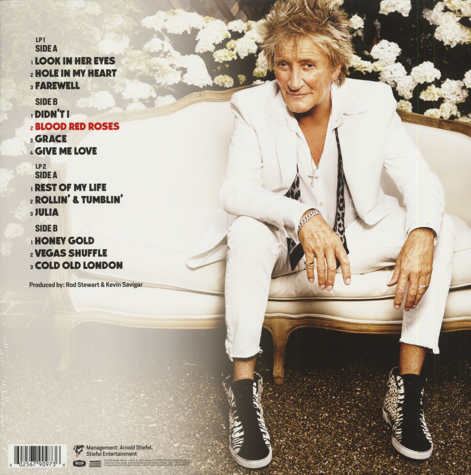 Rod Stewart. Blood Red Roses (2LP) — изображение 2
