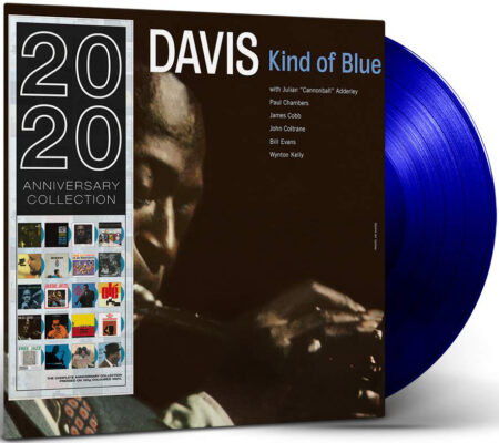 Miles Davis. Kind Of Blue (LP) (Blue Vinyl)