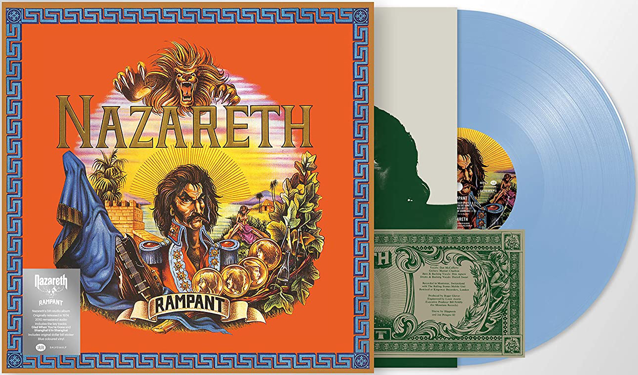 Nazareth. Rampant (LP) (Blue Vinyl) — изображение 2