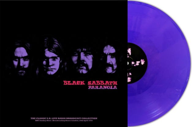 Black Sabbath. Paranoia (BBC Sunday Show : Broadcasting House London 26th April 1970) (LP) (Purple Vinyl) — изображение 2