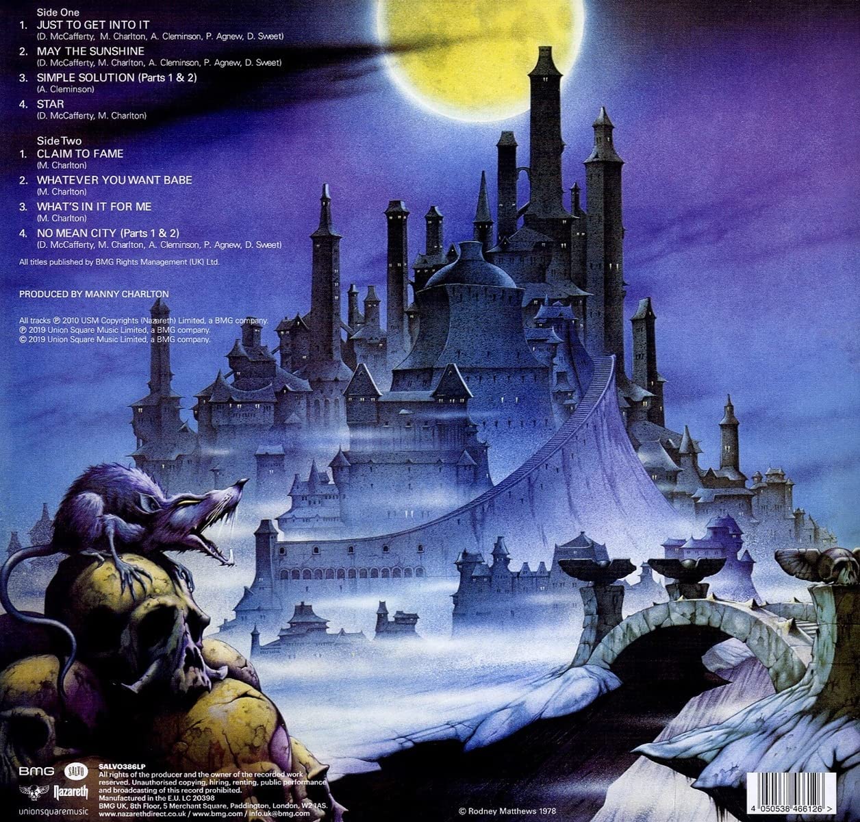 Nazareth. No Mean City (LP) (Green Vinyl) — изображение 3