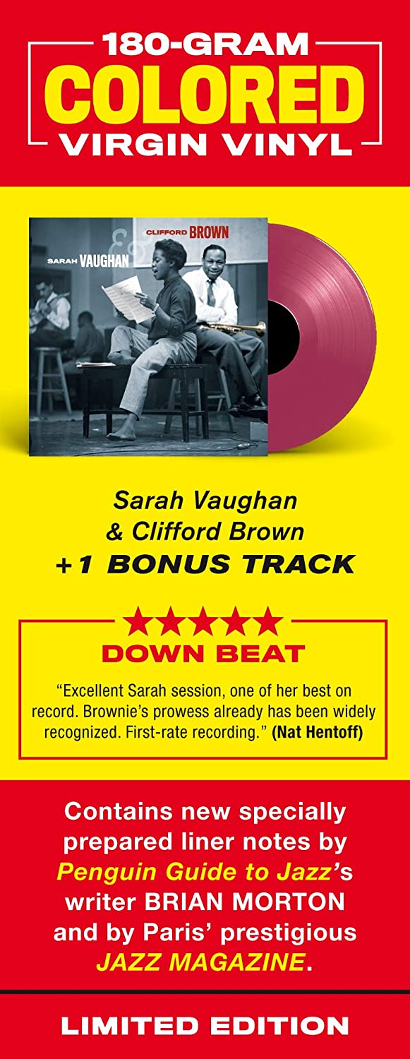 Sarah Vaughan. Sarah Vaughan & Clifford Brown (LP) (Purple Vinyl) — изображение 3