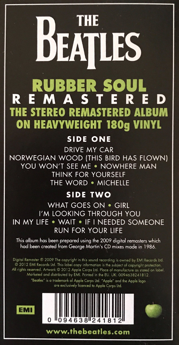 The Beatles. Rubber Soul (LP) — изображение 2
