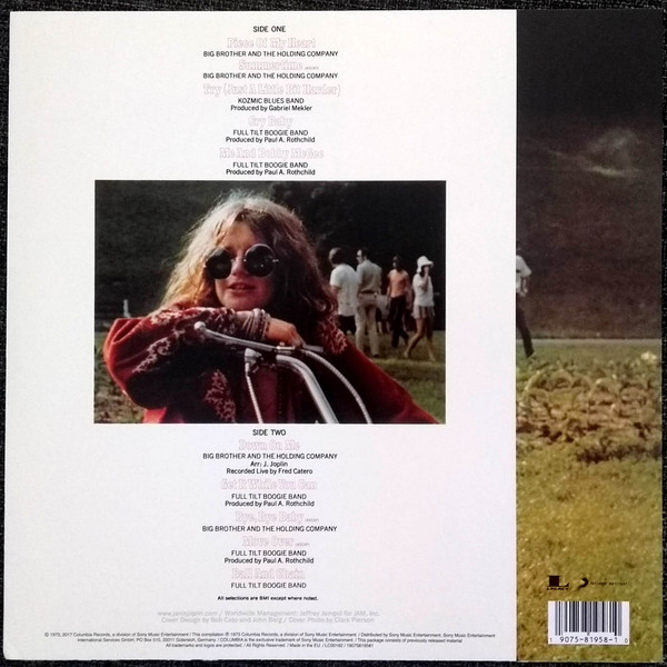 Janis Joplin. Greatest Hits (LP) — изображение 2