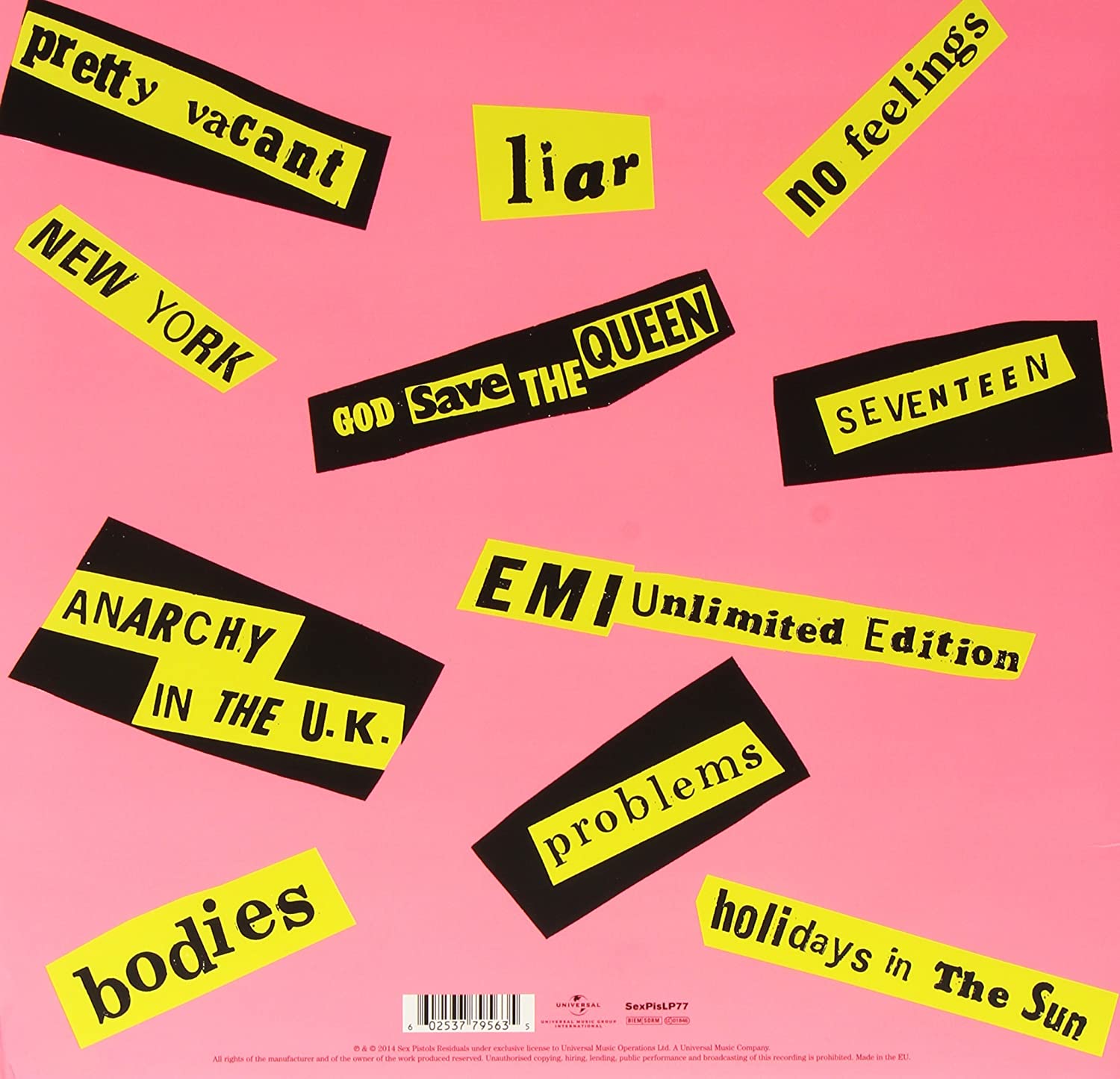 Sex Pistols. Never Mind The Bollocks, Here's The Sex Pistols (LP) — изображение 2