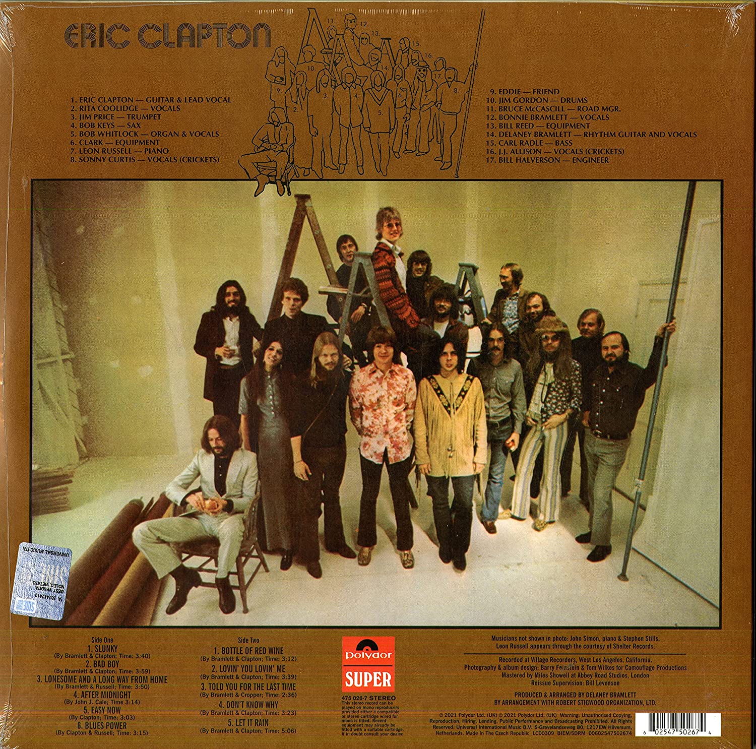Eric Clapton. Eric Clapton (Anniversary Deluxe Edition) (LP) (180g) — изображение 2