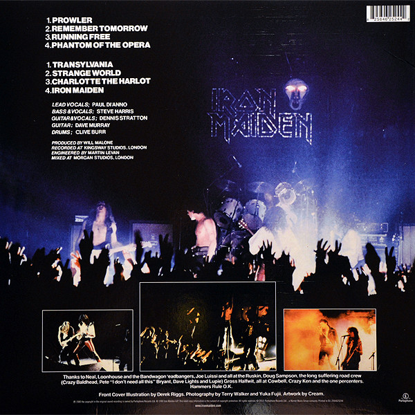 Iron Maiden. Iron Maiden (LP) — изображение 2
