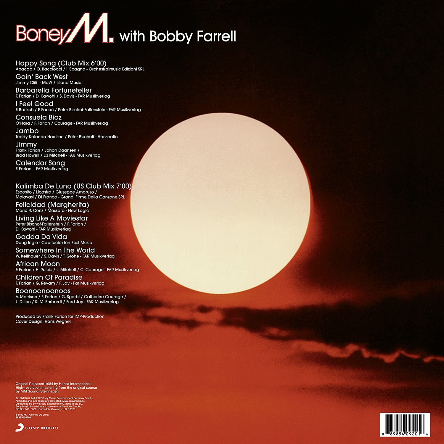 Boney M. Kalimba De Luna (16 Happy Songs) (LP) — изображение 2