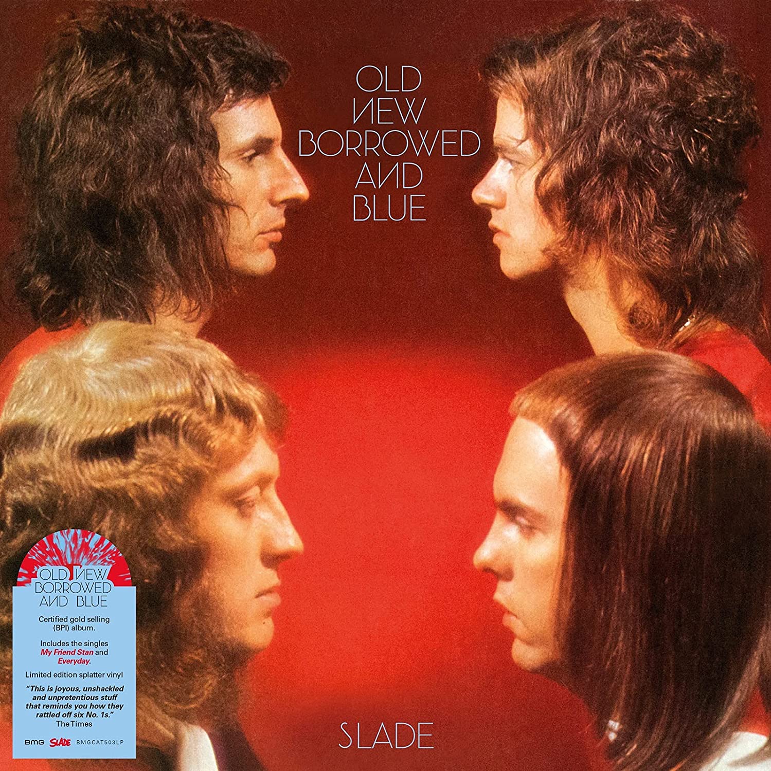 Slade. Old New Borrowed And Blue (LP)