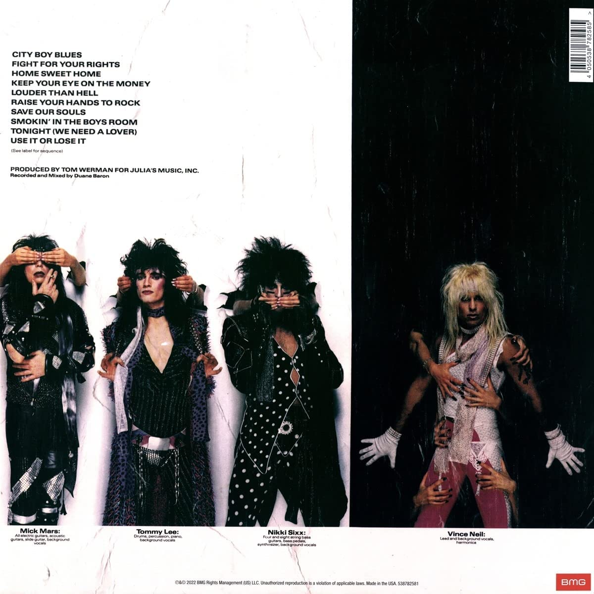 Mötley Crüe. Theatre Of Pain (40th Anniversary Remaster) (LP) — изображение 2