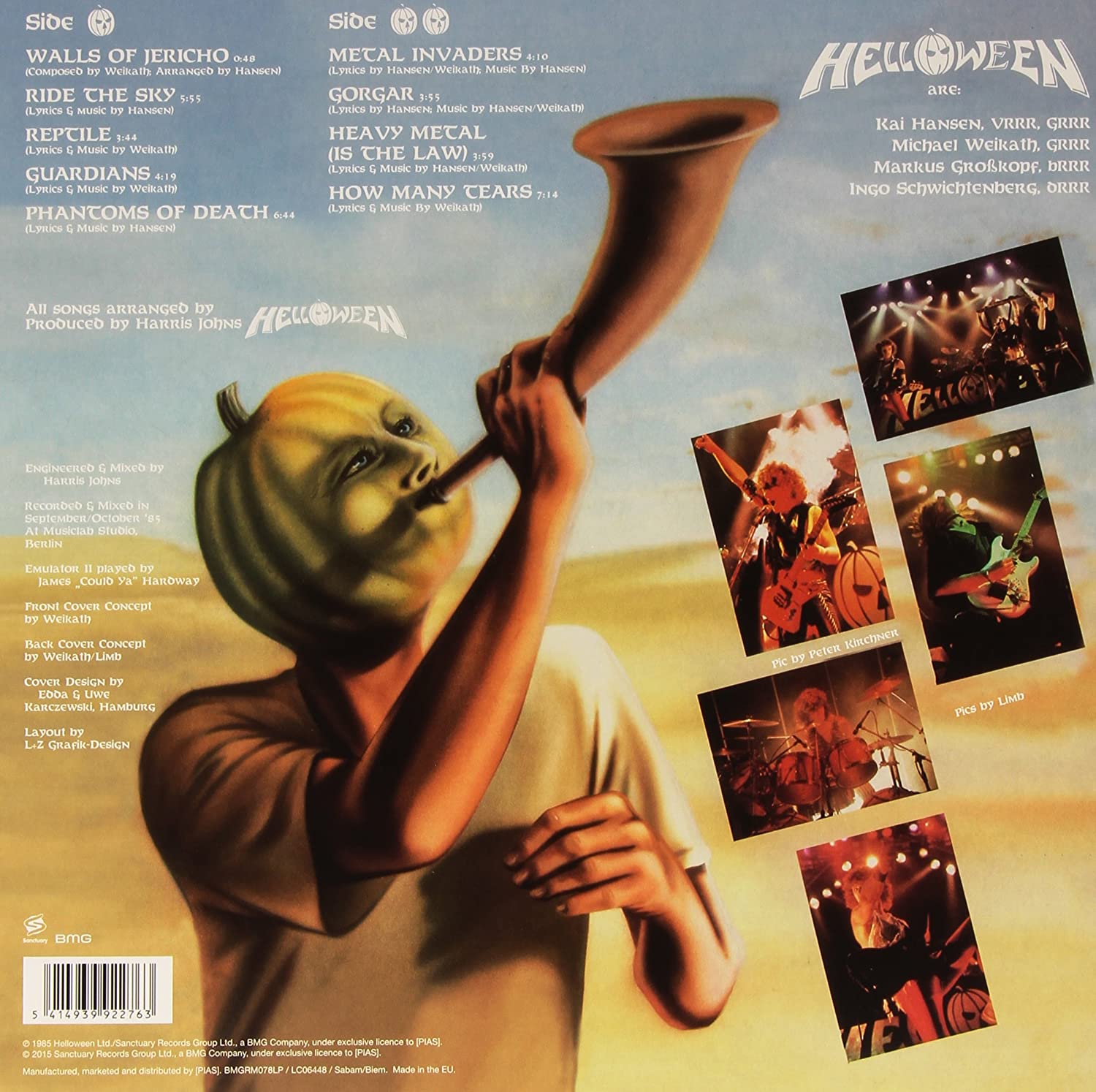 Helloween. Walls Of Jericho (LP) — изображение 2