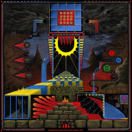 King Gizzard And The Lizard Wizard. Polygondwanaland (LP) Yellow and Black Splatter, Limited Edition