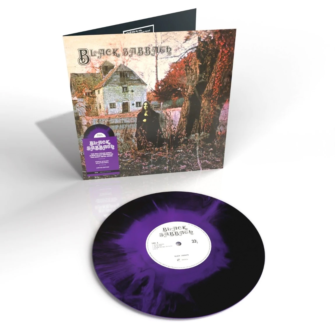 Black Sabbath. Black Sabbath (LP) Purple & Black Splatter, Limited Edition — изображение 2