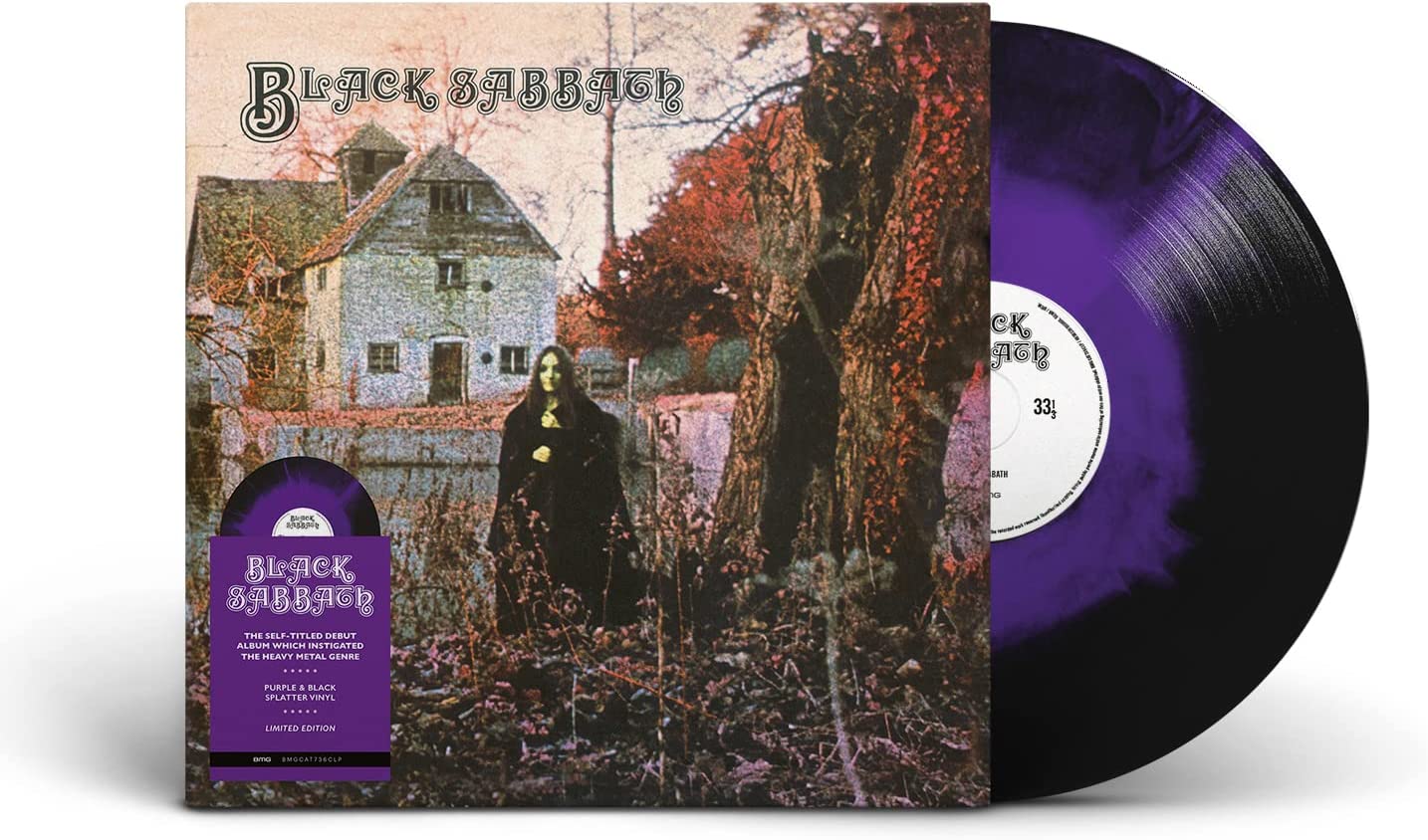 Black Sabbath. Black Sabbath (LP) Purple & Black Splatter, Limited Edition — изображение 3