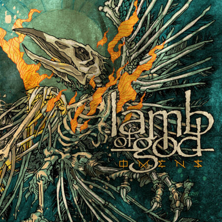 Lamb Of God. Omens (LP) White / Skyblue Marbled, Limited Edition