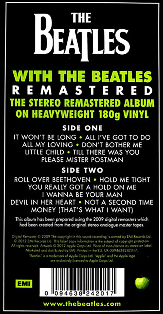 The Beatles. With The Beatles (LP) 180g — изображение 2
