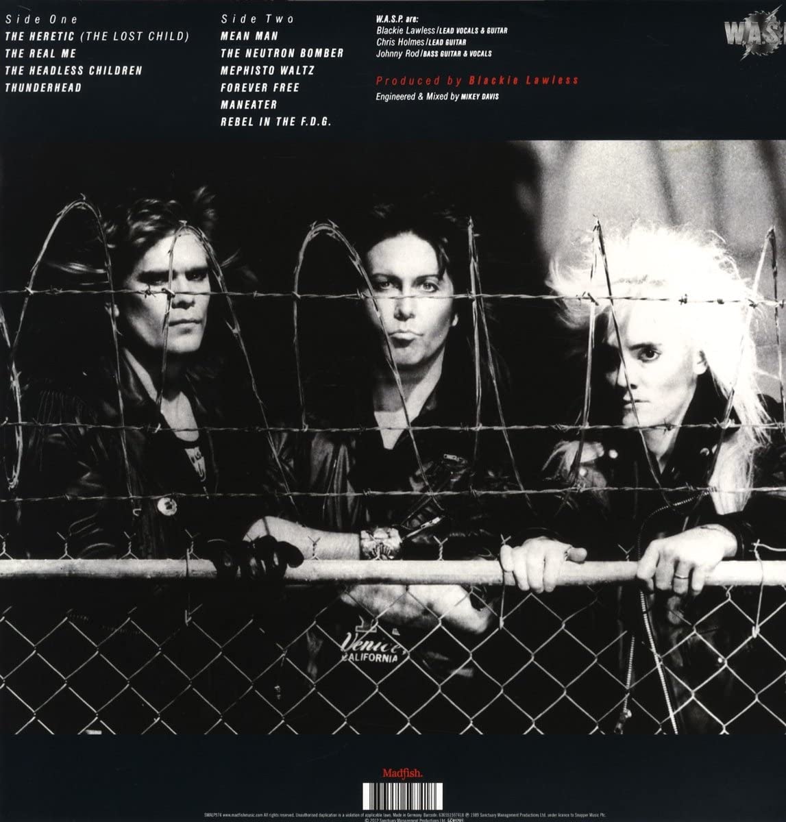 W.A.S.P.. The Headless Children (LP) Clear — изображение 2