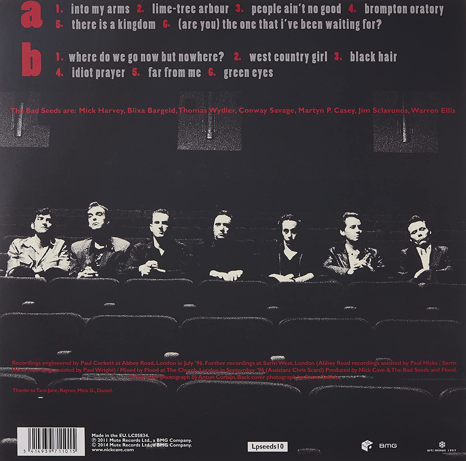 Nick Cave & The Bad Seeds. The Boatman's Call (LP) 180g — изображение 2