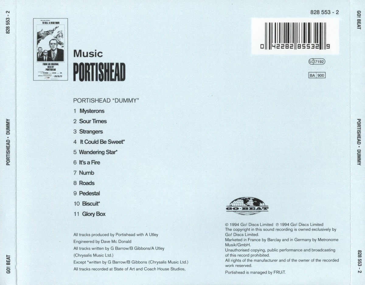 Portishead. Dummy (CD) — изображение 2