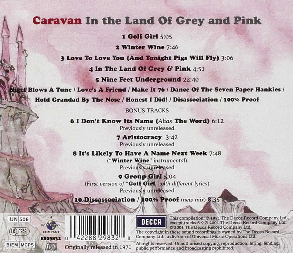 Caravan. In The Land Of Grey And Pink (CD) (Remastered) — изображение 2
