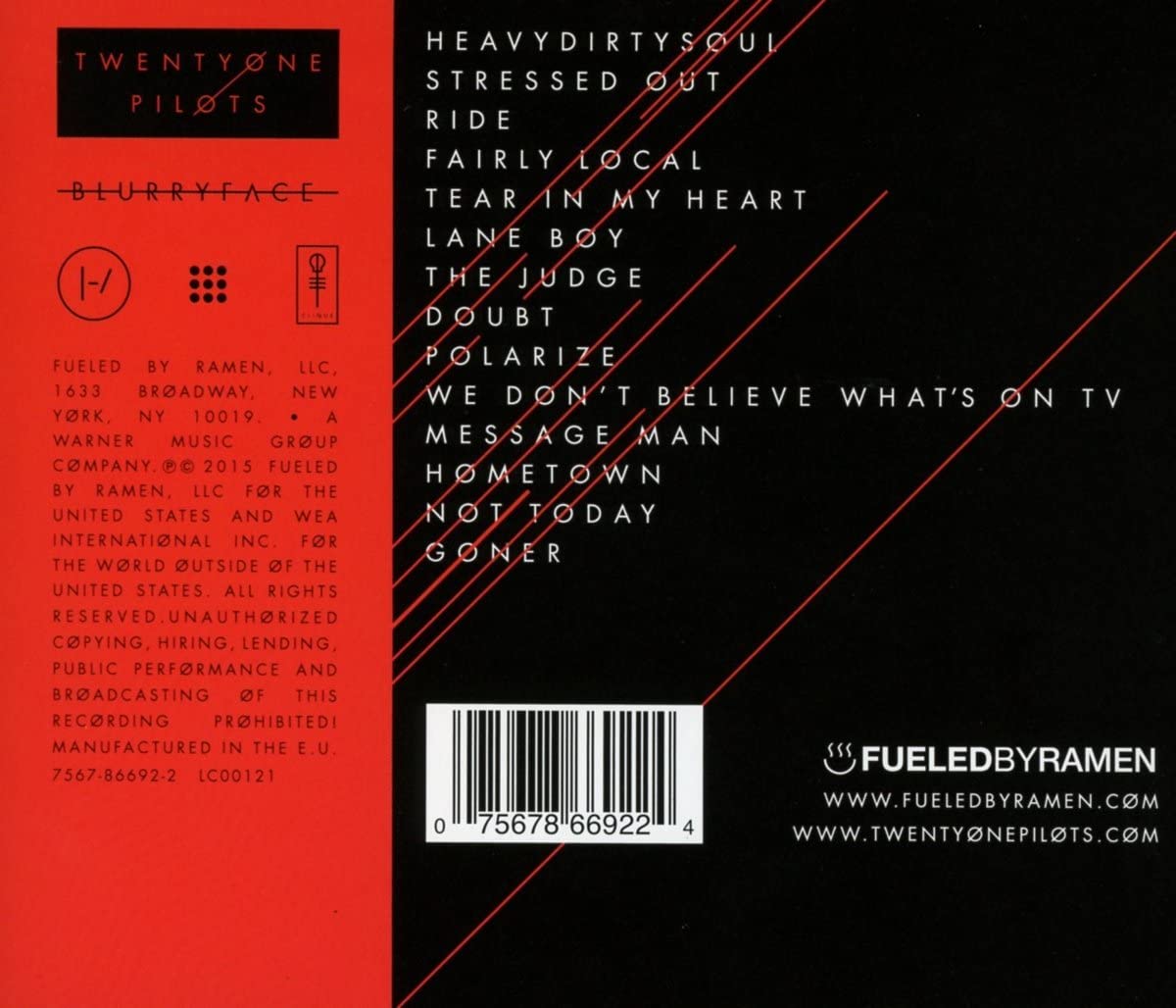 Twenty One Pilots. Blurryface (CD) — изображение 2