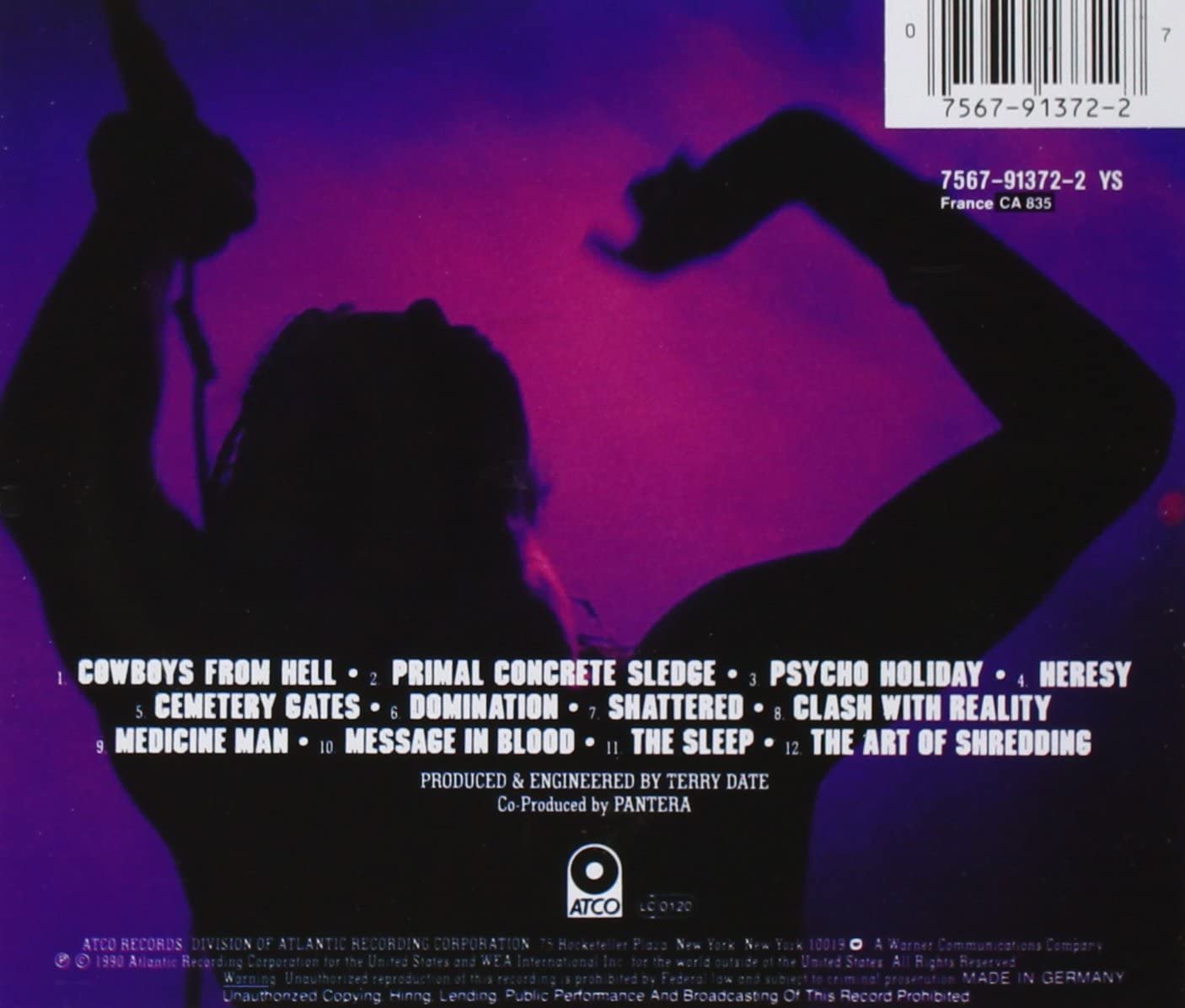 Pantera. Cowboys From Hell (CD) — изображение 2
