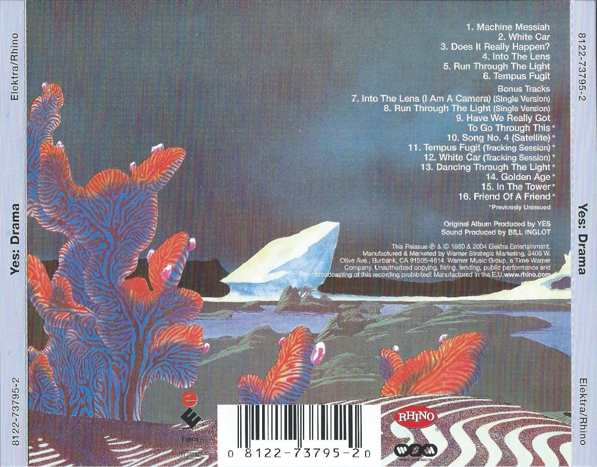 Yes. Drama (CD) (Remastered) — изображение 2