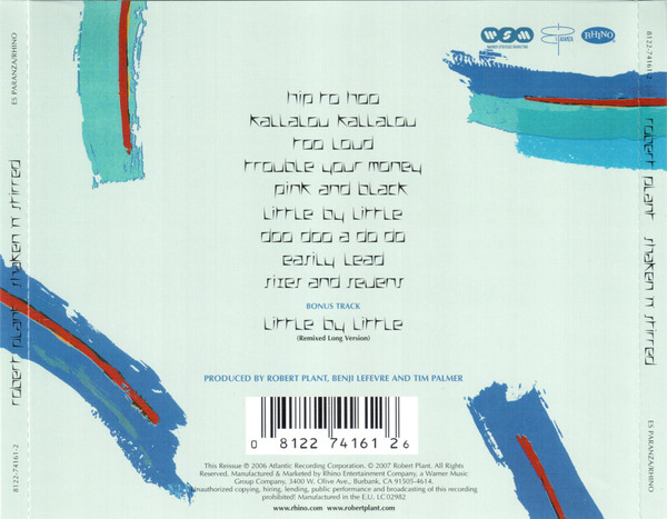 Robert Plant. Shaken 'N' Stirred (CD) (Remastered) — изображение 2