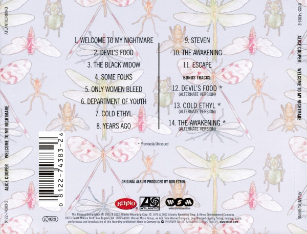 Alice Cooper. Welcome To My Nightmare (CD) (Remastered) — изображение 2