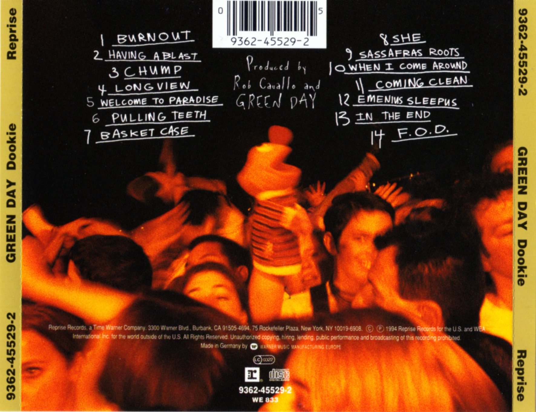 Green Day. Dookie (CD) — изображение 2