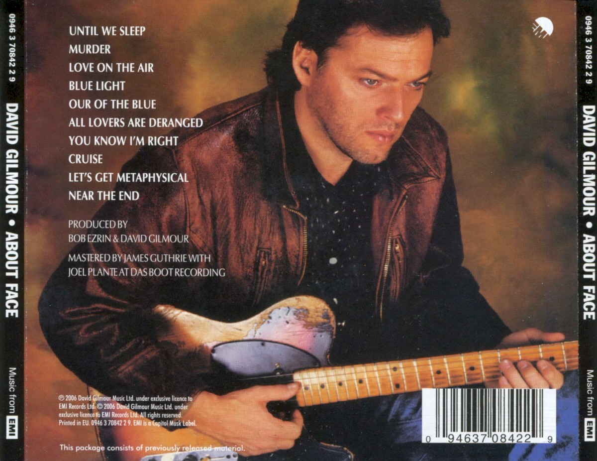 David Gilmour. About Face (CD) (Remastered) — изображение 2