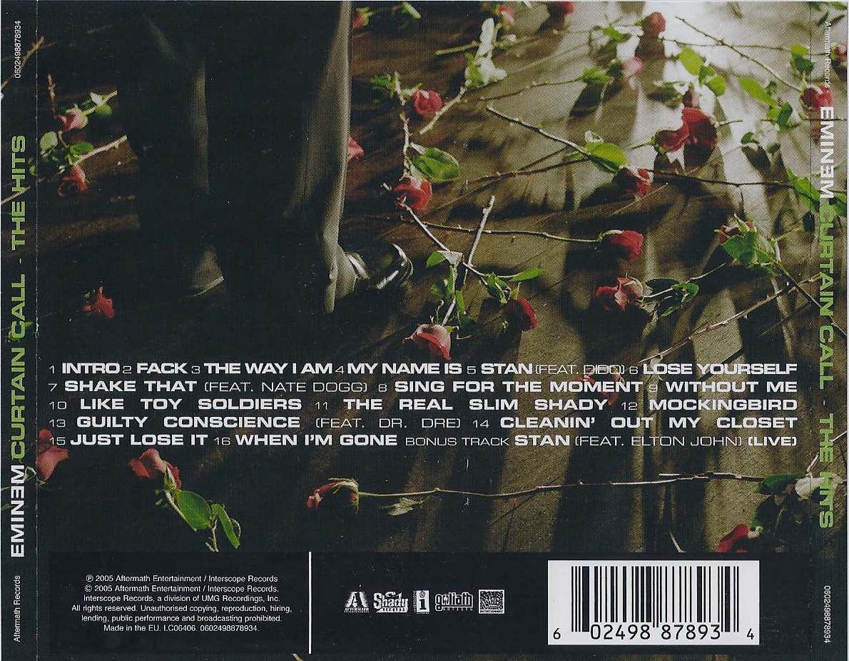 Eminem. Curtain Call - The Hits (CD) — изображение 2