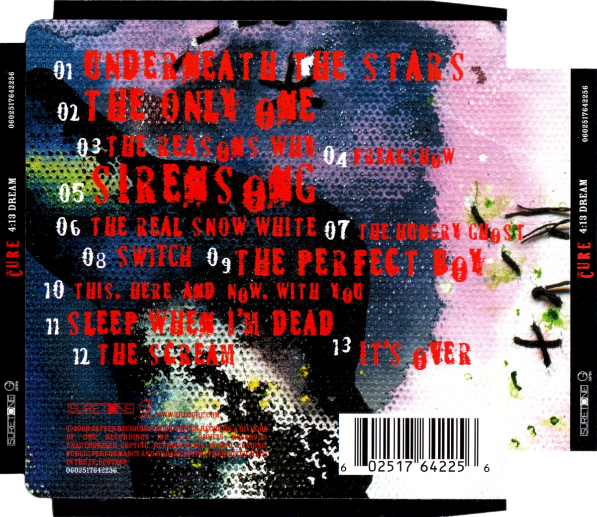 4 13 dream. Пластинка пластинку the cure. The cure the cure album. The cure новый альбом. Художник роне стрит-арт.