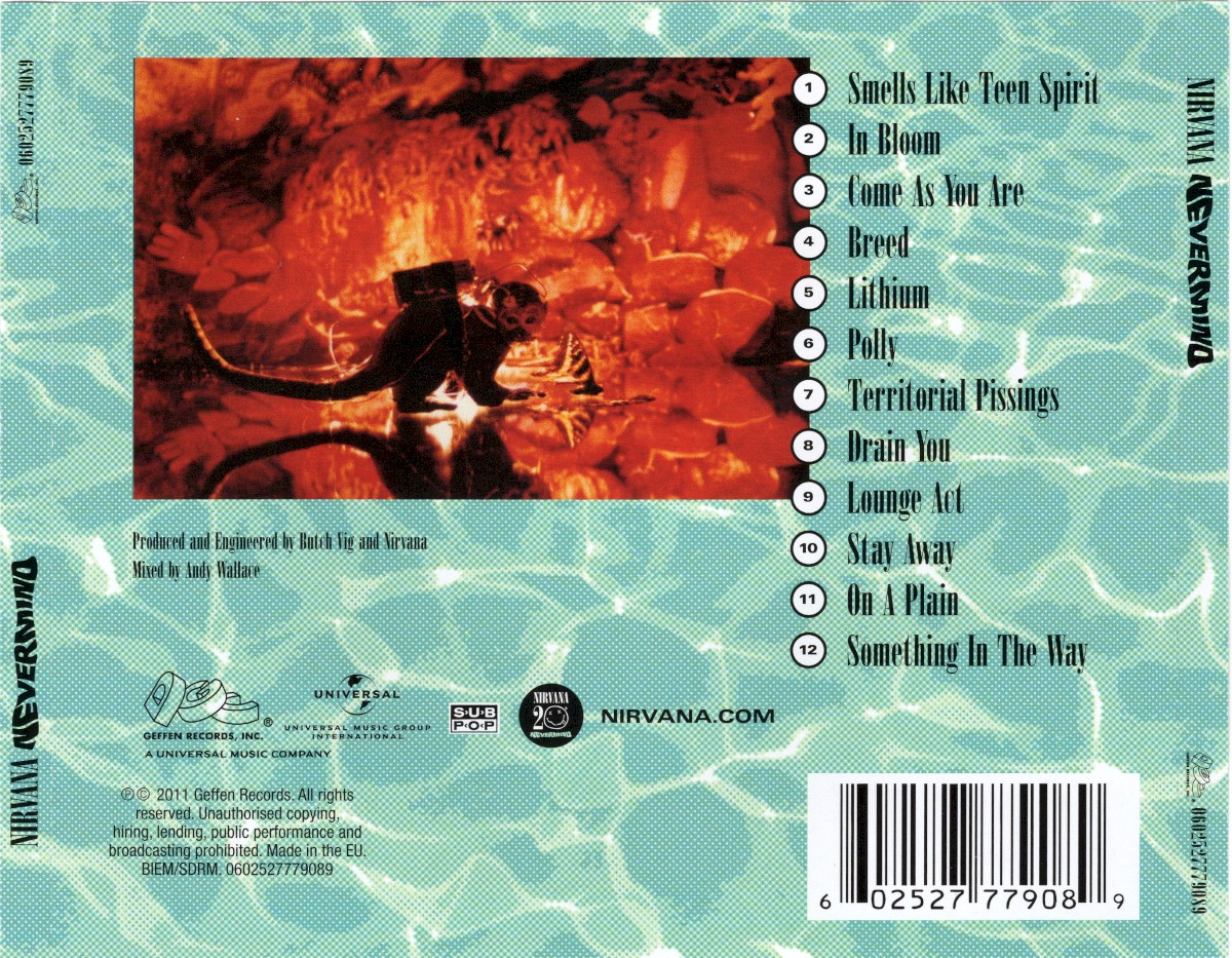 Nirvana. Nevermind (CD) (Remastered) — изображение 2